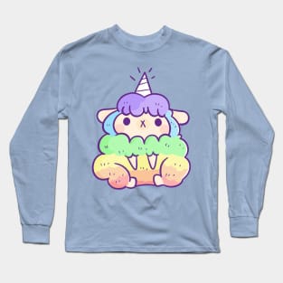 Unicorn Rainbow Sheep Long Sleeve T-Shirt